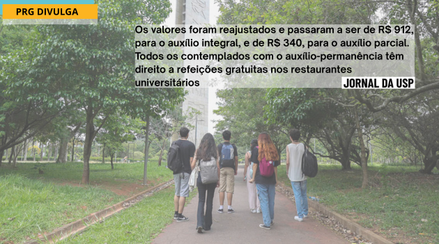 16 mil estudantes são beneficiados pelo programa de apoio à permanência da USP