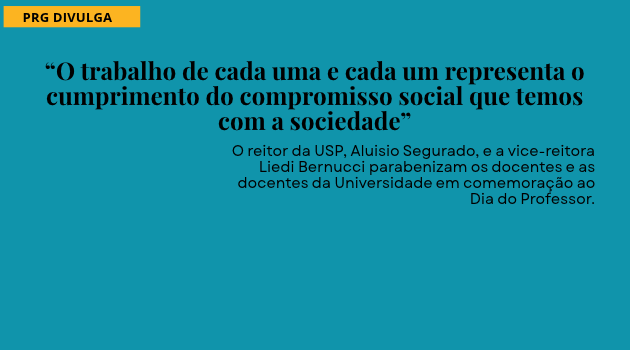 Mensagem institucional em comemoração ao Dia do Professor Mensagem institucional em comemoração ao Dia do Professor