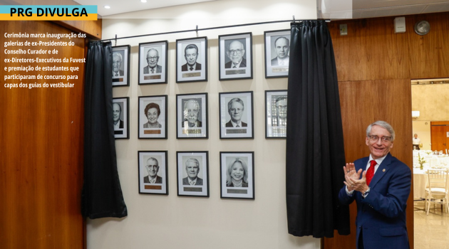 Fuvest comemora 50 anos com homenagens a dirigentes e premiação de concurso de capas Fuvest comemora 50 anos com homenagens a dirigentes e premiação de concurso de capas