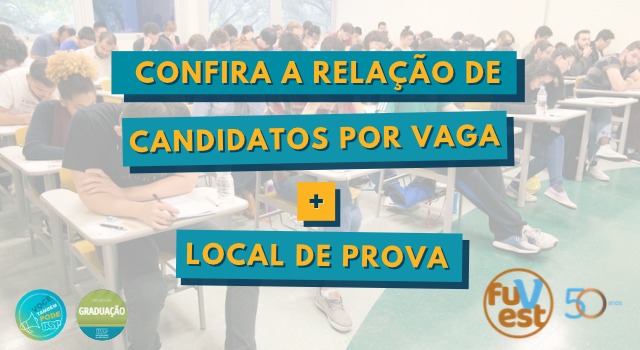 Divulgação dos locais de prova da 1ª Fase do Vestibular 2027 Divulgação dos locais de prova da 1ª Fase do Vestibular 2027
