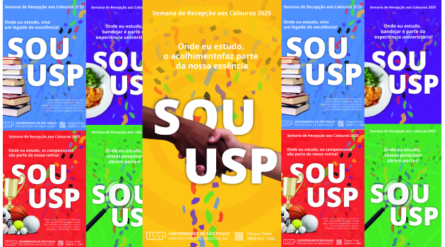 Sou USP: acolhimento, orgulho e celebração são temas da campanha de recepção 2025